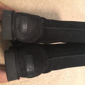 Ugg Classic Tall Black Suede Boots